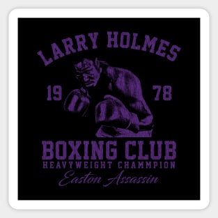 Boxing Club Larry Holmes Dark Purple Sticker